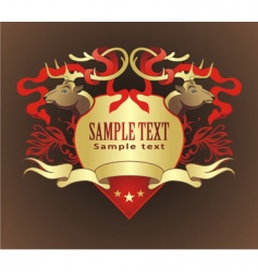 Hunting trophy vector image