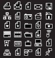 Web icons vector image