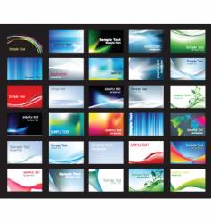Business card templates vector image
