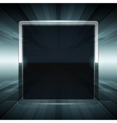Abstract virtual space screen vector image