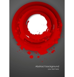 Abstract background with red grunge circles Abstract background with red grunge circles vector image