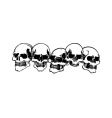 Skulls illustration Skulls illustration vector image