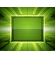 Abstract virtual space with screen vector image