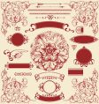 Antique design elements vector image