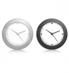 Wall clock object vector image