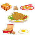 Chicken vector image