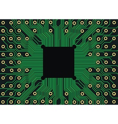 Electronic circuit board vector image