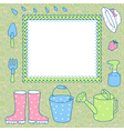 Garden vector image