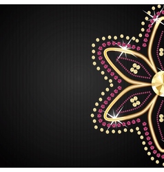 Abstract beautiful black diamond background vector image