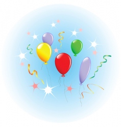 Holiday balloons Holiday balloons vector image