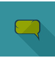 Flat Comic Speech Bubbl Flat Comic Speech Bubbl vector image