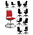 Desk chair vector image