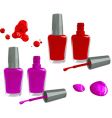 Nail polish vector image