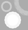 Lace doily vector image