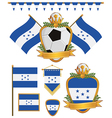 Honduras flags vector image