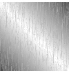 Brushed metal template background vector image