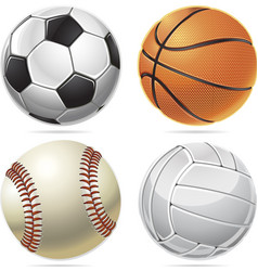 Sport balls vector image