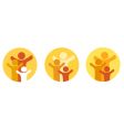 Family in sun vector image