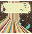 Vintage poster background vector image