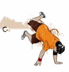 Breakdance vector image