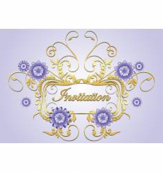 Invitation vector image