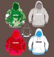 Hoodies vector image