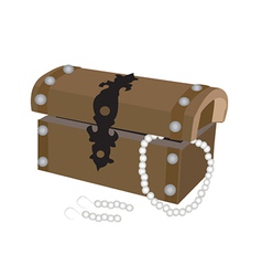 Treasure chest vector image
