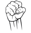 Fist vector image