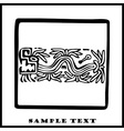 Aztec Ethnic Motif Pattern vector image