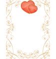 Valentine hearts vector image