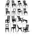 Deck chair vector image