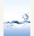 Water wave vector image