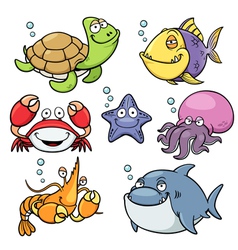 Sea animal vector image
