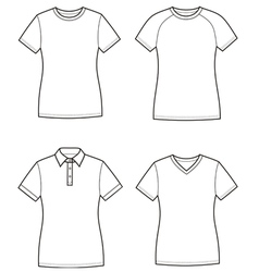 T shirts vector image