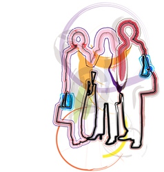 Businesswomen vector image