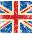 UK retro flag vector image