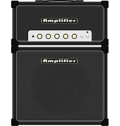 Guitar amplifier vector image