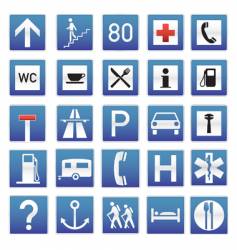 Eye-candy traffic signs vector image