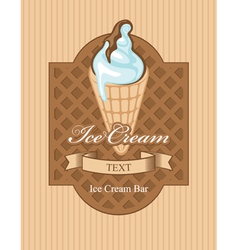 Ice cream vector image