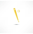 Baseball And Bat Icon vector image