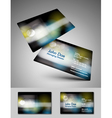 Business cards vector image