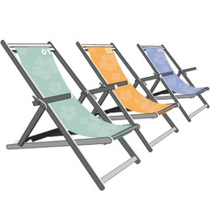 Chairs vector image