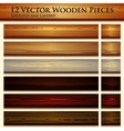 Wooden texture seamless background vector image