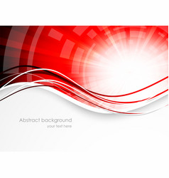 Abstract wavy background vector image