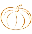 Pumpkin pictogram vector image