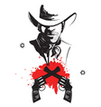 Cowboy vector image