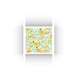 Seamless small floral elements wallpaper vector image