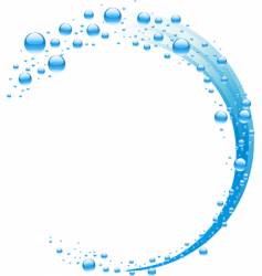 Water wave vector image