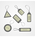 Retro style tags collection vector image