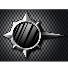 Metal template background vector image